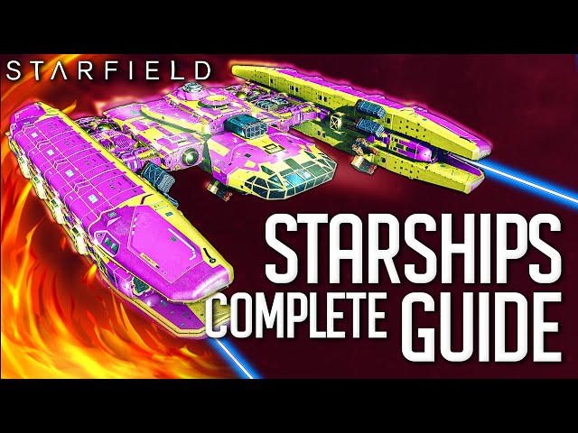 Starfield - COMPLETE Guide to Ship Building - Customization, Skills and Crew