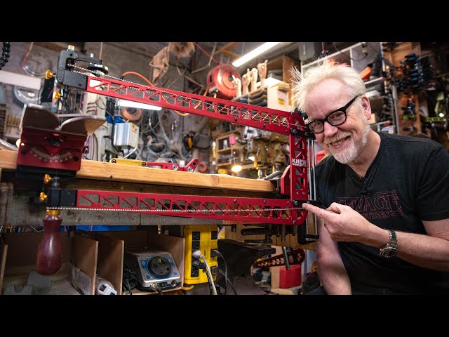 Adam Savage Geeks Out Over This Precision Woodworking Saw!