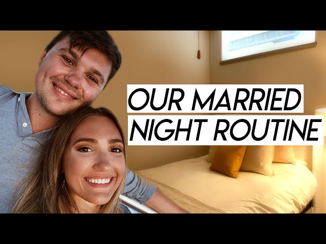 our married night routine | unwinding and relaxing for the night!