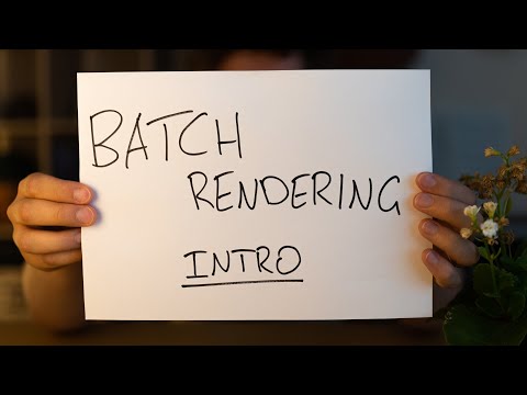 Batch Rendering
