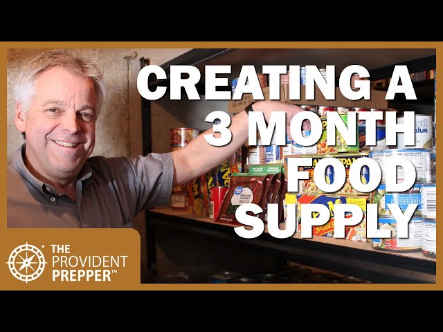 7 Creative Ways to Build a 3 Month Food Supply