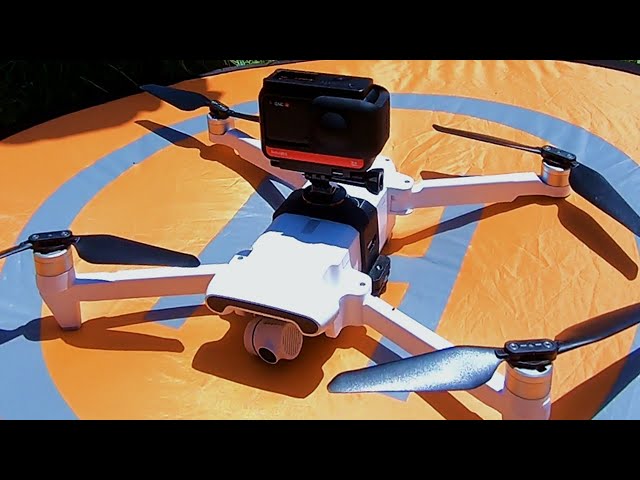insta360 oneR VR 360º 5.7K Drone Footage - insta360 Camera on Fimi X8 SE drone