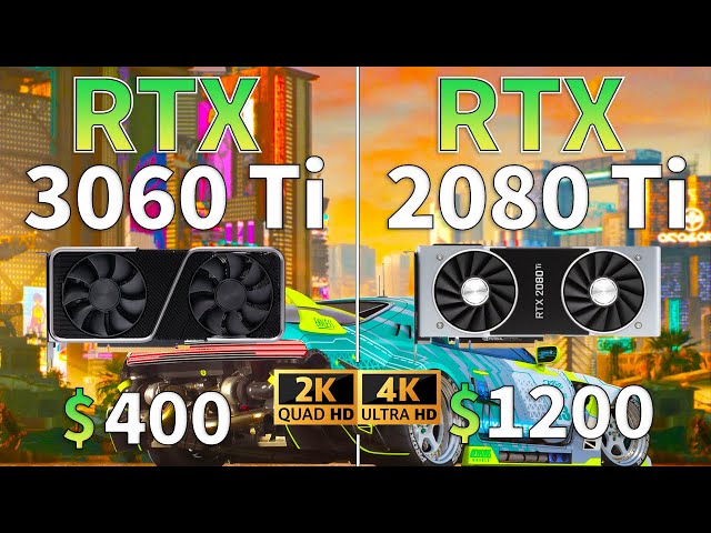 RTX 3060 Ti vs RTX 2080 Ti - 1440p & 4K 8 Games Test