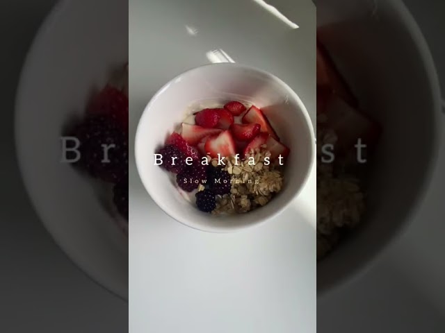 my morning breakfast
