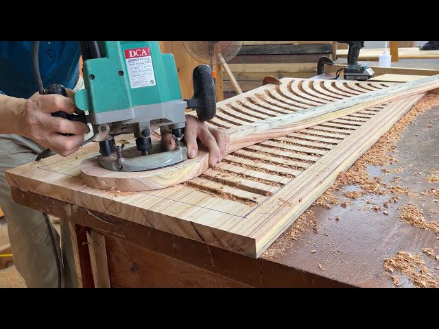 Extremely Elaborate Wood Processing Process //  Crafting A Distinctive And Eye catching Table