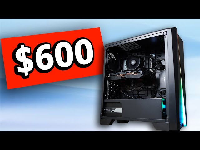 $600 Dollar GAMING PC 2020 - Build & Test!!