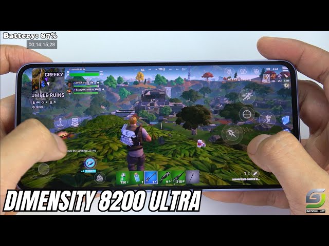 Xiaomi 13T Fortnite Gameplay | Dimensity 8200 Ultra
