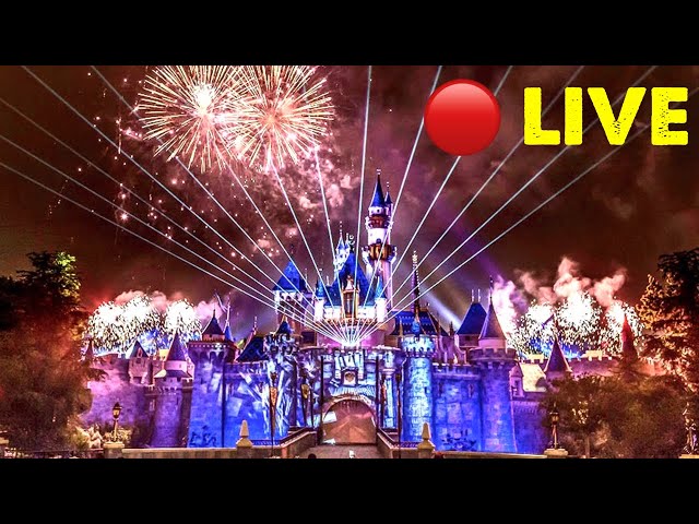 🔴Live: Disneyland Fireworks! Mickey’s Mix Magic - Live Stream Rides & Fun - 7-7-21 🦈