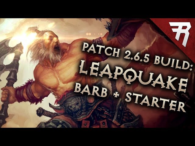 Diablo 3 Season 30 Barbarian Leapquake GR 126+ & starter build guide - Patch 2.7.7 (Torment 16)