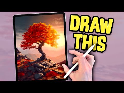 How to paint and draw trees