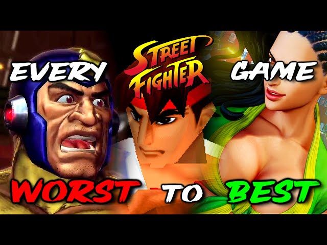 EVERY Street Fighter Game Ranked from Worst to Best