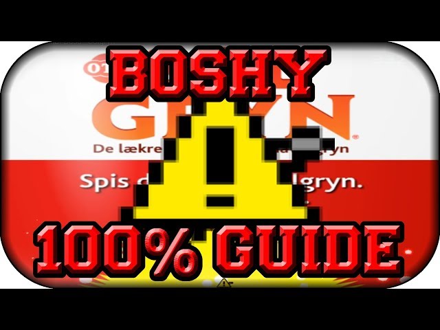 I Wanna Be the Boshy | Walkthrough Gameplay Guide [100]%