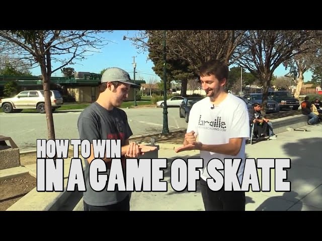 HOW TO WIN IN A GAME OF SKATE THE EASIEST WAY TUTORIAL