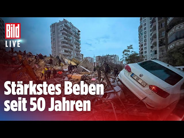 🔴 Erdbeben in der Türkei: Weitere Nachbeben erwartet | LIVE Replay