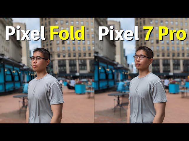 Pixel Fold vs Pixel 7 Pro Camera Comparison / Is the camera better?