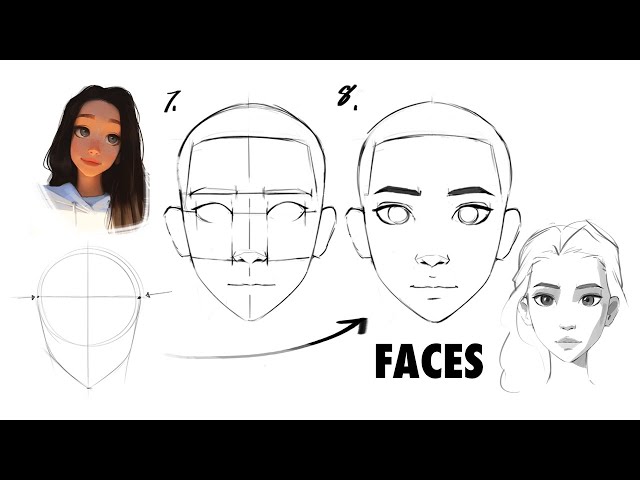 How to Draw Faces (beginner friendly)
