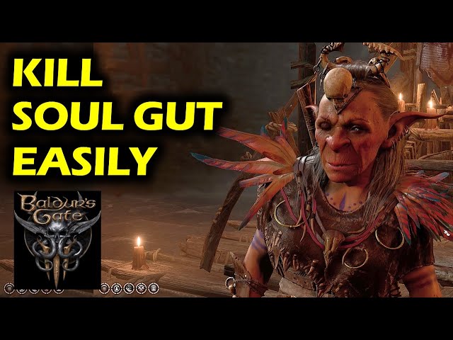 How to Kill Priestess Gut easily without fighting | Baldur's Gate 3