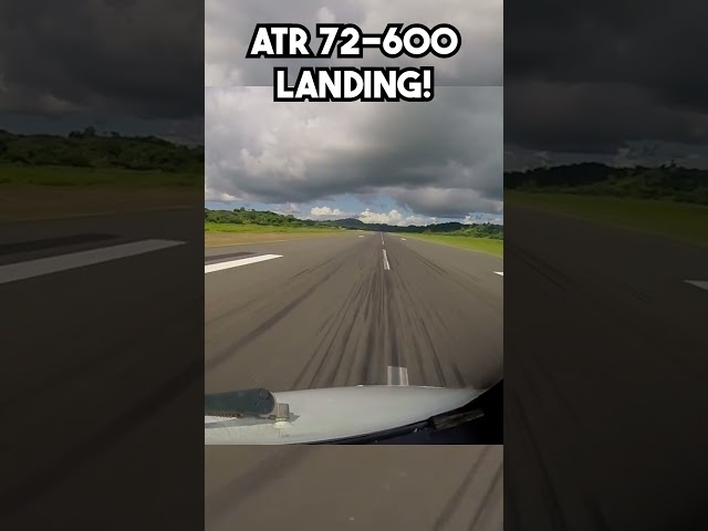 Most beautiful Madagascar Approach during ATR 72-600 Nosy Be Landing! [AirClips] #shorts