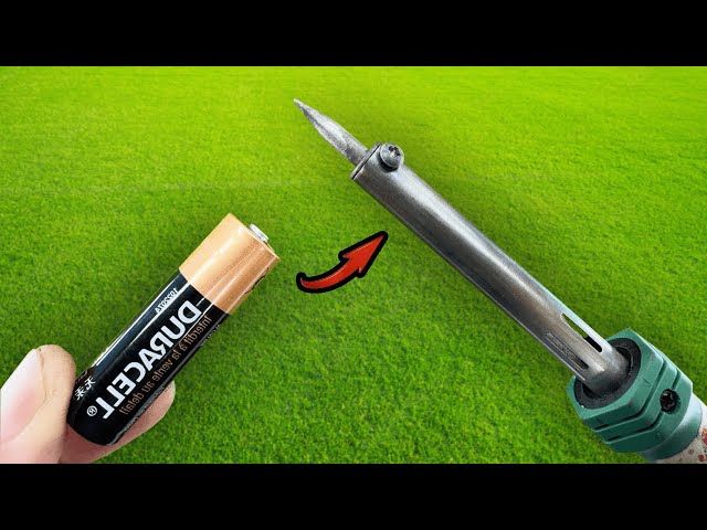 Solve your soldering iron problems with just one battery!