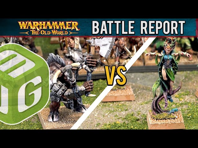 Wood Elves vs Beastmen Warhammer The Old World Battle Report Ep 4