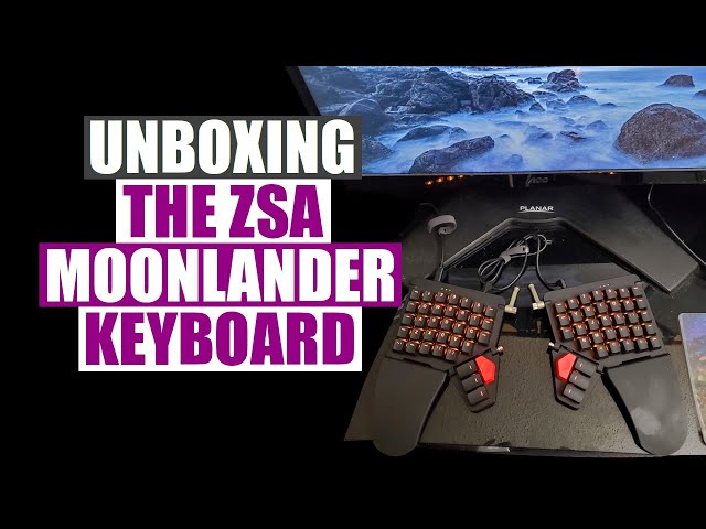Unboxing The ZSA Moonlander Programmable Keyboard