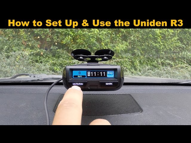 How to Program and Use your Uniden R3 Radar Detector