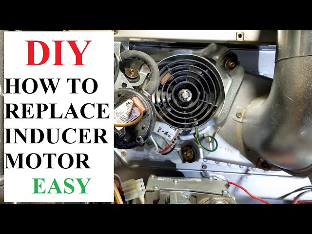 Furnace Draft Inducer Blower Motor - How to fix and Replace - Carrier Bryant Payne