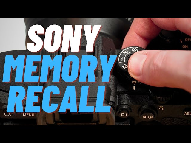 Change Settings FAST! Sony Memory Recall Tutorial || Sony a7R V, a7 IV, a7S III