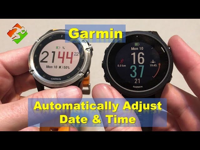 Garmin | Automatically Adjust Date & Time