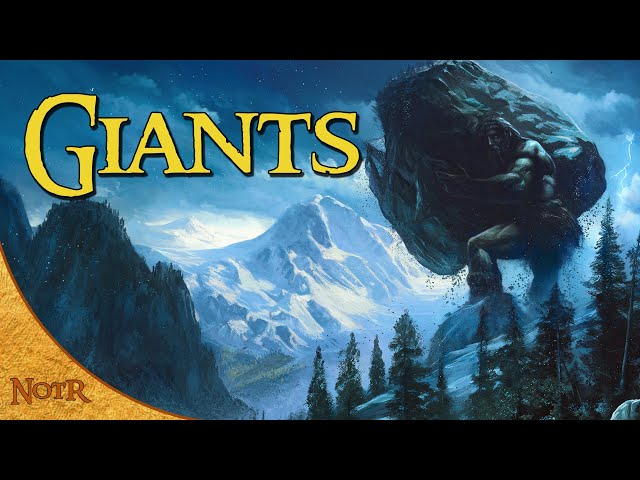 Giants & Stone-Giants of Middle Earth | Tolkien Explained