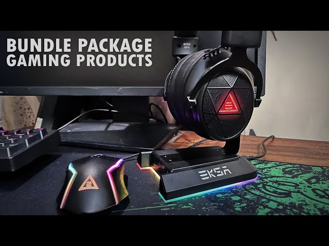 ULTIMATE Gaming SETUP $110! 🤑 RGB Mouse, Headset Stand 🎧
