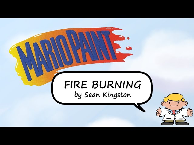Fire Burning - Sean Kingston - Mario Paint Composer