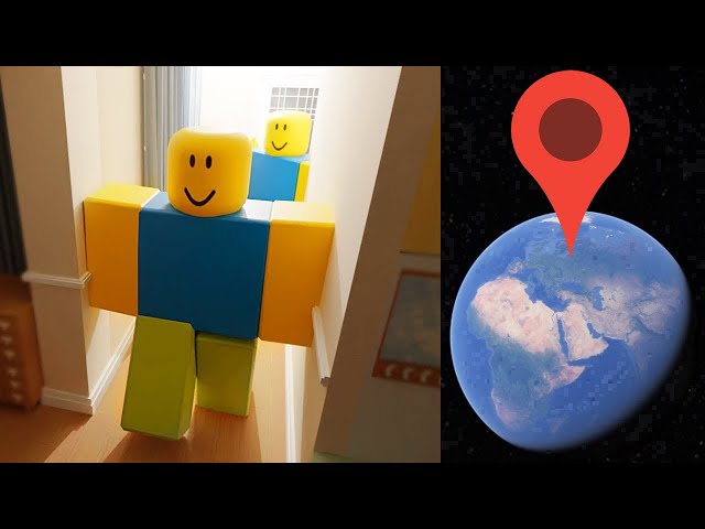 ROBLOX IN YOUR HOUSE on Google Earth!