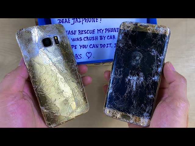 Destroyed Samsung Galaxy S7 Edge Phone Restoration