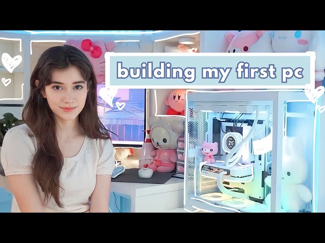 building my first gaming pc ♥ (white aesthetic - Lian Li 011)