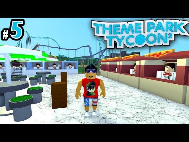 Theme Park Tycoon! Ep. 5: Food Court Area!! | Roblox