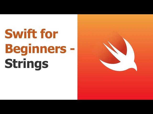 Swift for Beginners Part 14 - Strings tutorial (2020)