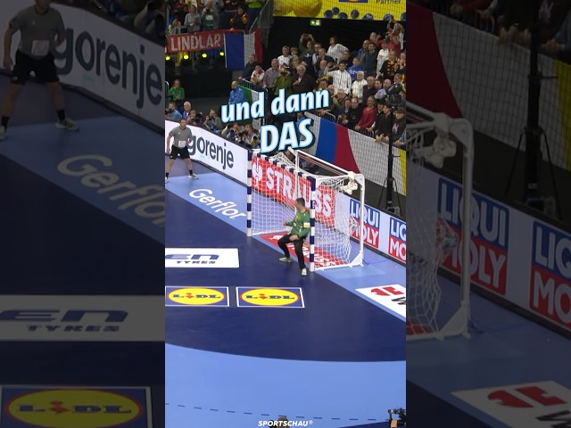 Handball-EM: Dieses Jahrhunderttor bringt das Finale | Sportschau #shorts