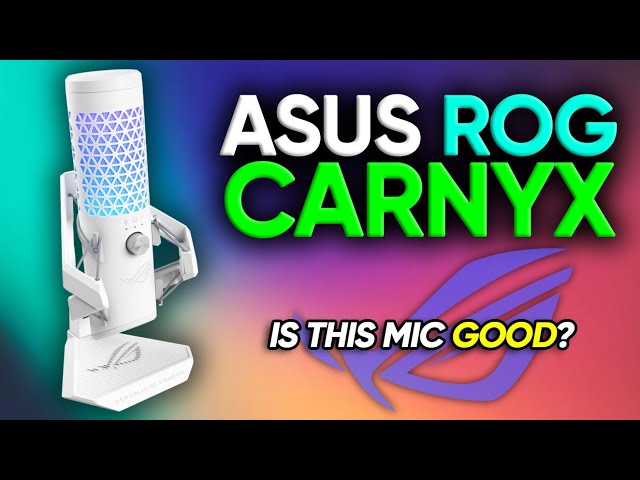 ASUS Made a Gaming Mic. Is It GOOD? (ROG Carnyx)