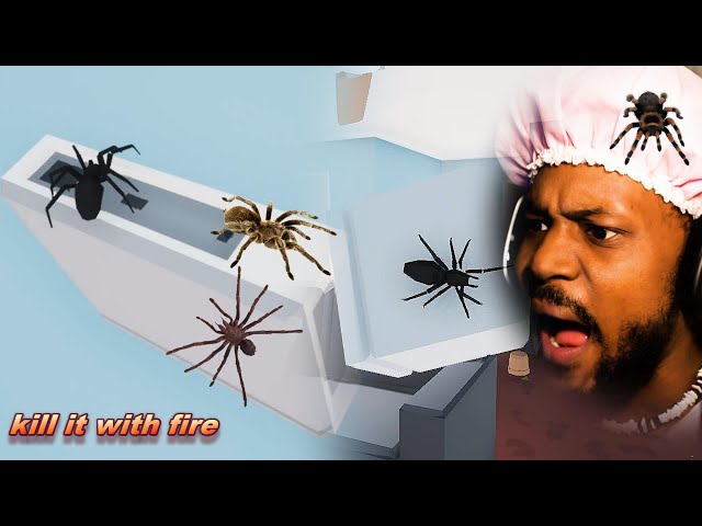 WARNING: IF YOU DON'T LIKE SPIDERS DON'T WATCH | Kill It With Fire: Ignition