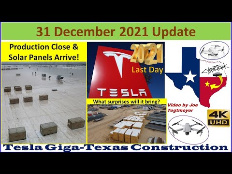 2021 Giga Texas Construction Videos Jan to Dec 2021 ... the factory takes shape
