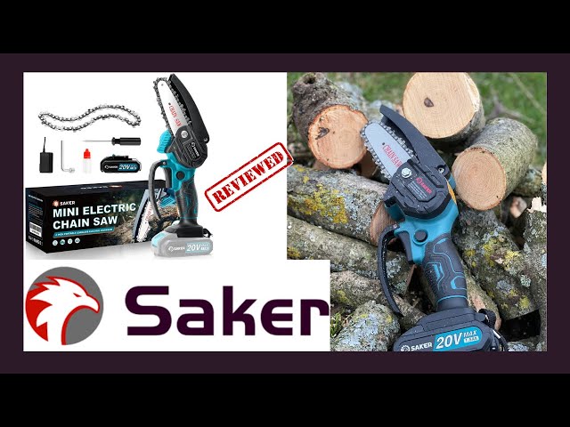 Mini Saker Cordless Chainsaw Unbox and Review. How Good Is It?