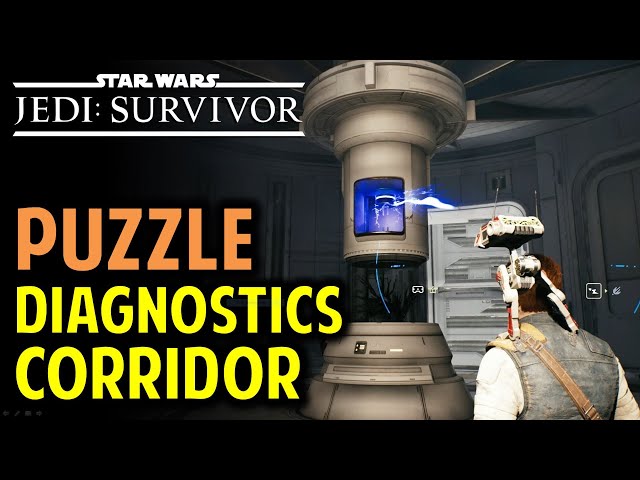 Diagnostics Corridor: Rotating Chamber Puzzle | Star Wars Jedi: Survivor