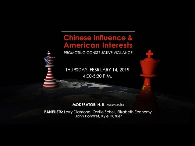 Chinese Influence and American Interests: Promoting Constructive Vigilance