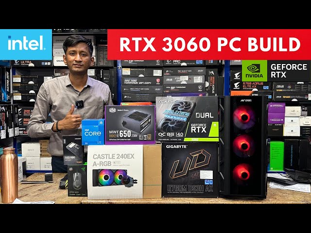 RTX 3060 Best Gaming & Editing Pc Build with Monitor in SP Road Bangalore  #pcbuild