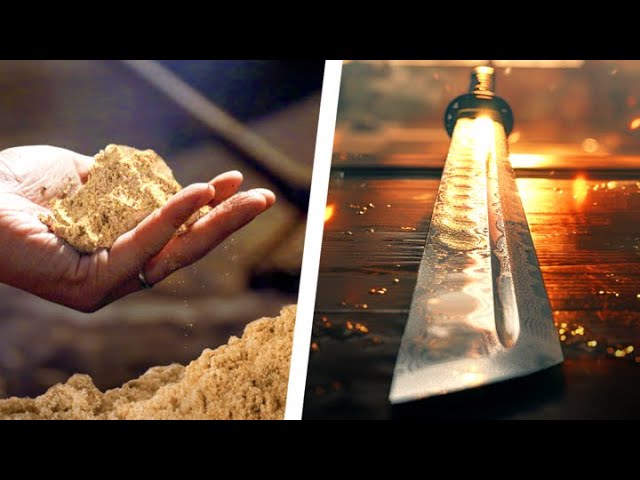 Making A Japanese Sword From Sand