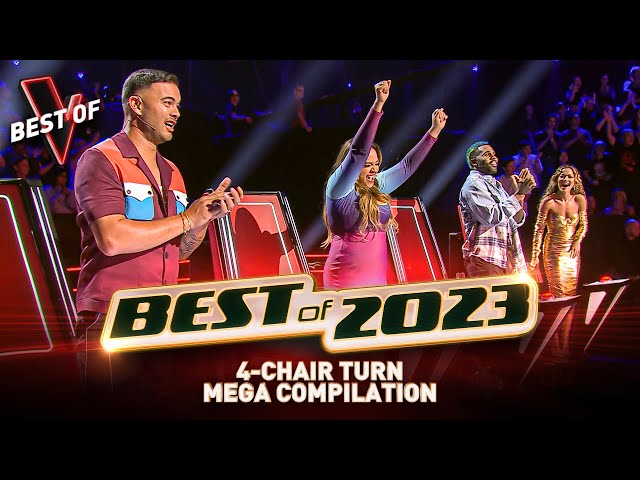 TWO HOURS of 2023’s Greatest 4-CHAIR TURNS on The Voice | Best of 2023