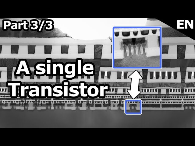 Catching a single Transistor - Looking inside the i9-9900K: A single 14nm++ Trigate Transistor (3/3)