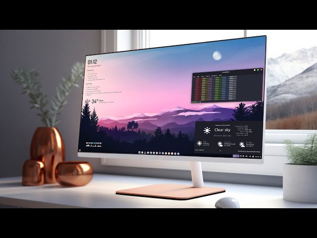 How To Make Your Linux Mint Cinnamon Desktop Look Aesthetic | Final Result