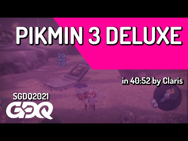 Pikmin 3 Deluxe by Claris in 40:52 - Summer Games Done Quick 2021 Online